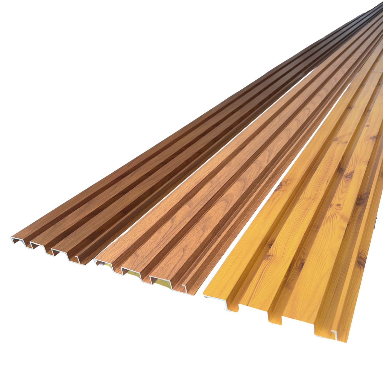 LB015 Perfil Alumínio lambri ripado - 6 metros - Bogoni Alumínios