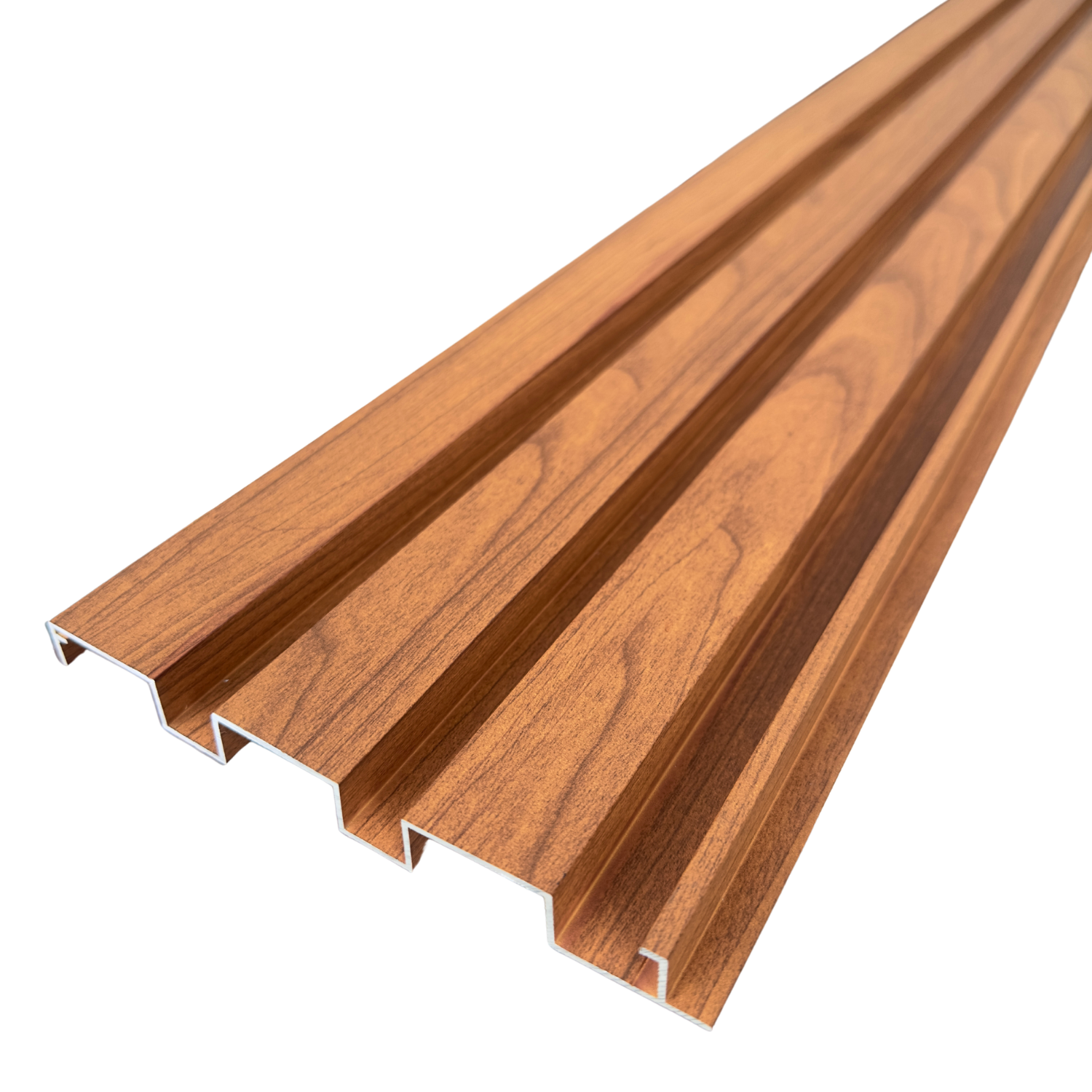 LB015 Perfil Alumínio lambri ripado - 6 metros - Bogoni Alumínios