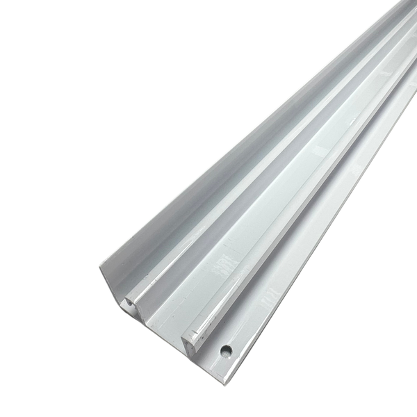 su228 trilho inferior para porta de correr de 2 folhas da linha suprema branco 3