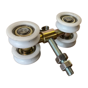 1150 Roldana quadrupla para porta camarão usada no trilho DS832